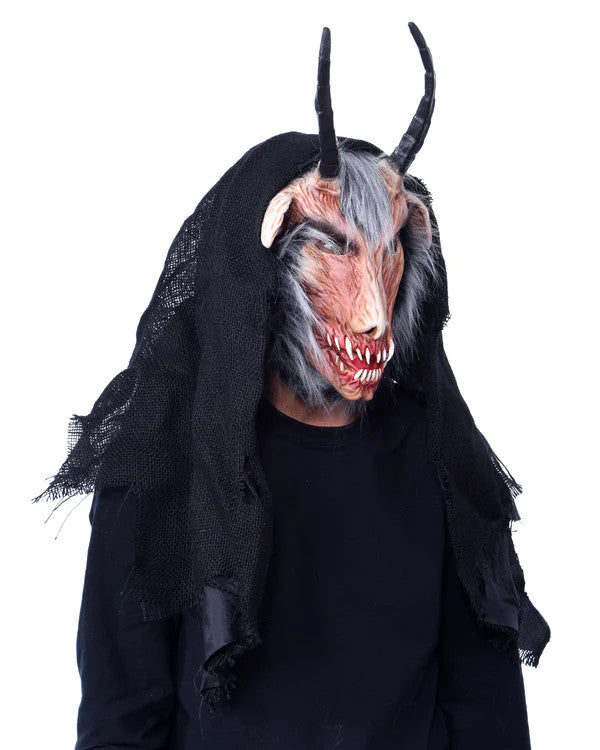 Goat To Hell Mask- angled right view