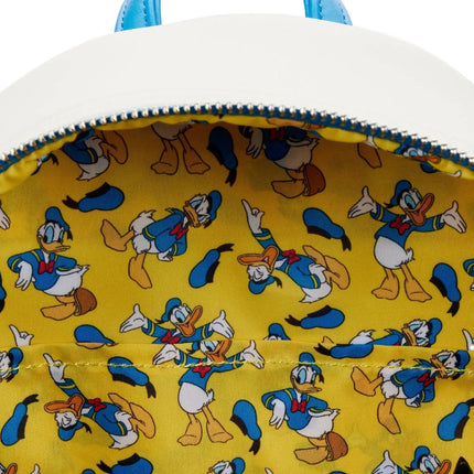 Donald Duck Cosplay Mini Backpack- inside print