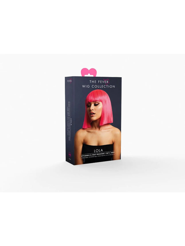 Neon Pink Lola Wig