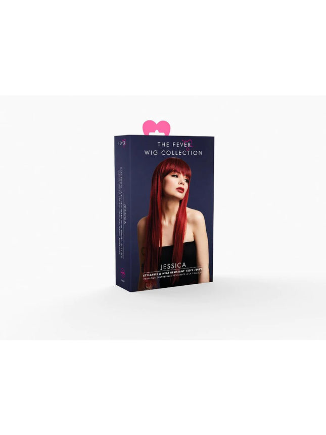 Ruby Red Jessica Wig
