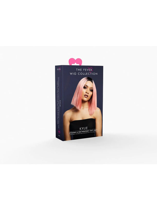 Coral Pink Kylie Wig