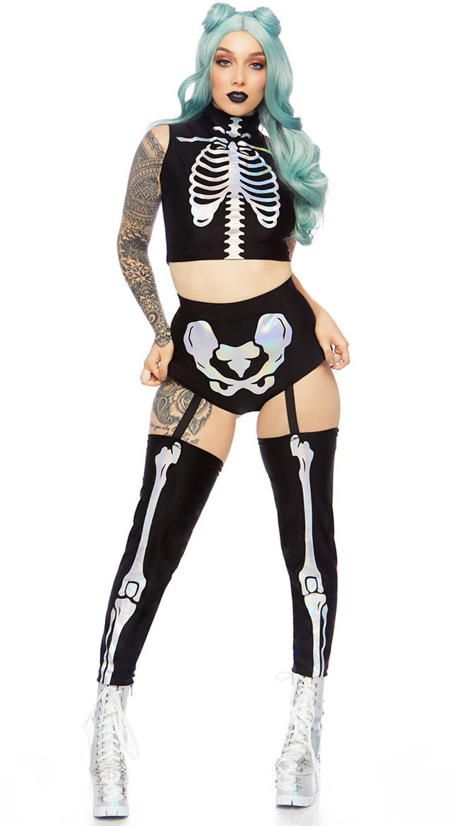 Holographic Skeleton- front view