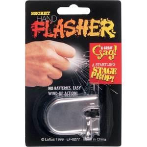 secret hand flasher