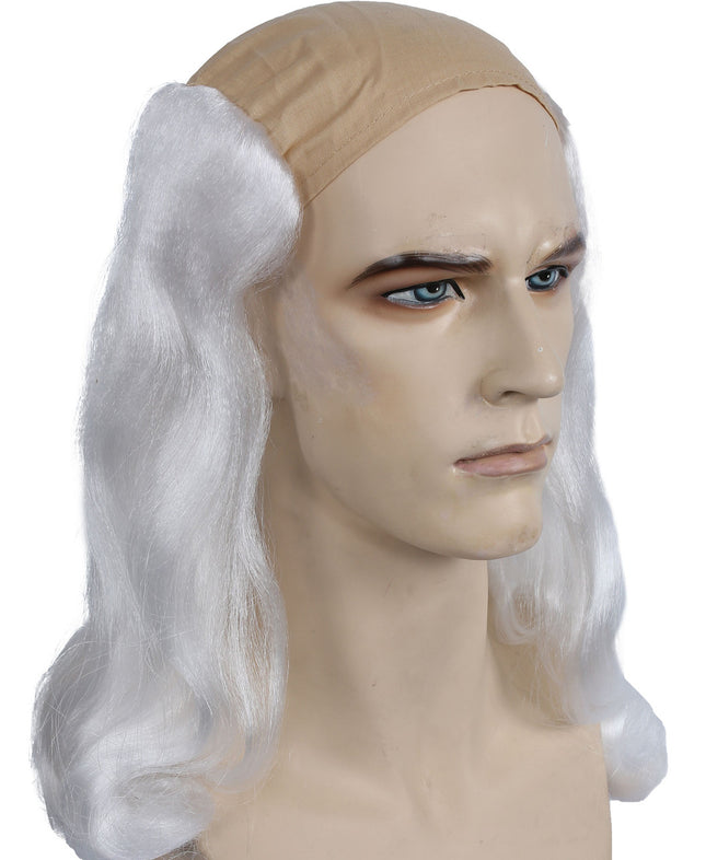 White Ben Franklin Wig