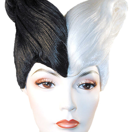 Black & White Harlequin Wig