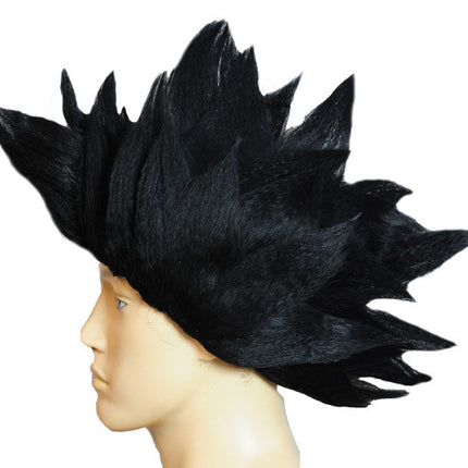 Black Spike Wig