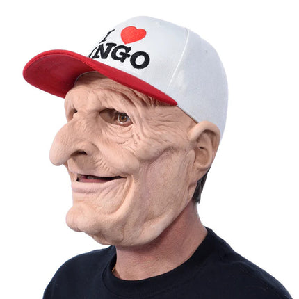 B-9 Old Man Mask- left angled view