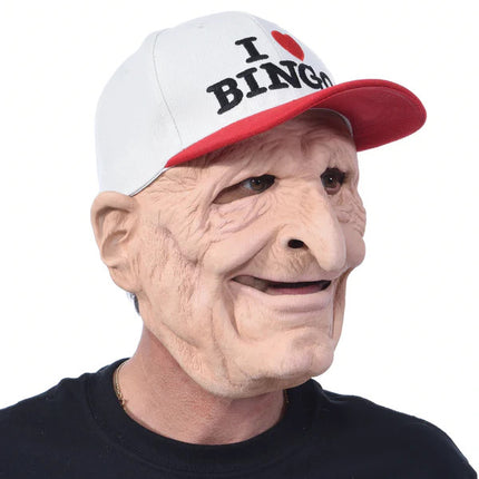 B-9 Old Man Mask- right angled view