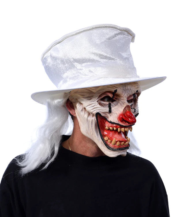 That's Not Funny Evil Clown Mask- right angled view