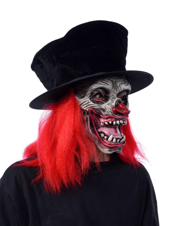 Now That's Funny Evil Clown Mask- left angled view