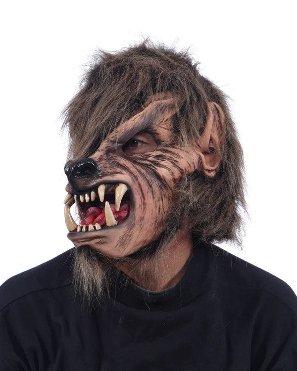 Moonshined Werewolf Mask- angled left view