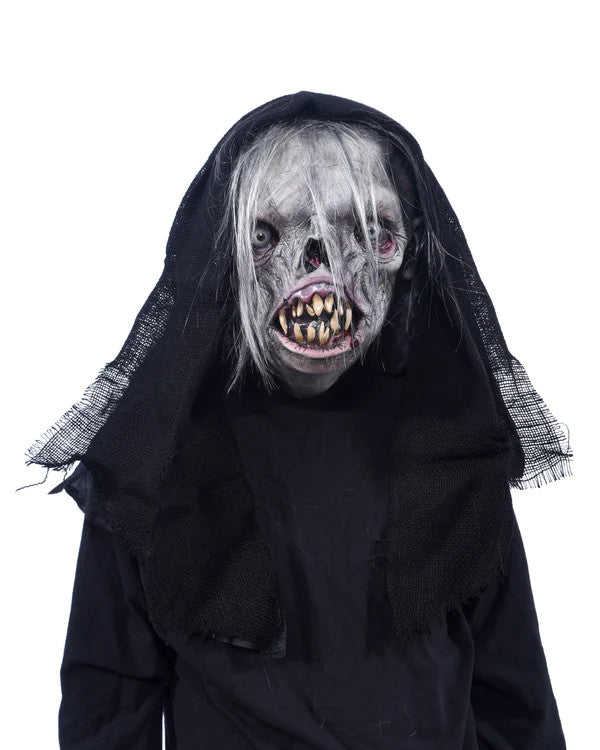 Hooded Space Imp Mask- front view
