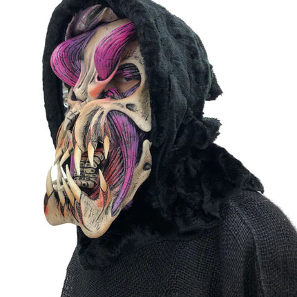Predator Purple Mask- left angled view