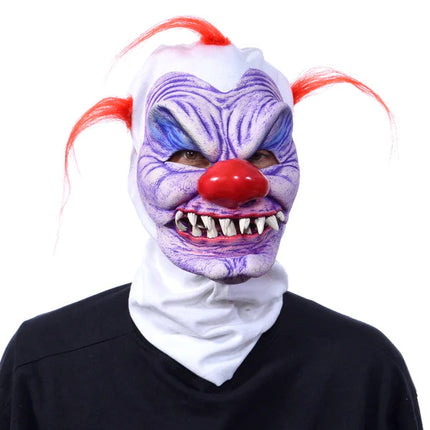 Syco Evil Clown Mask- front view closed mouth