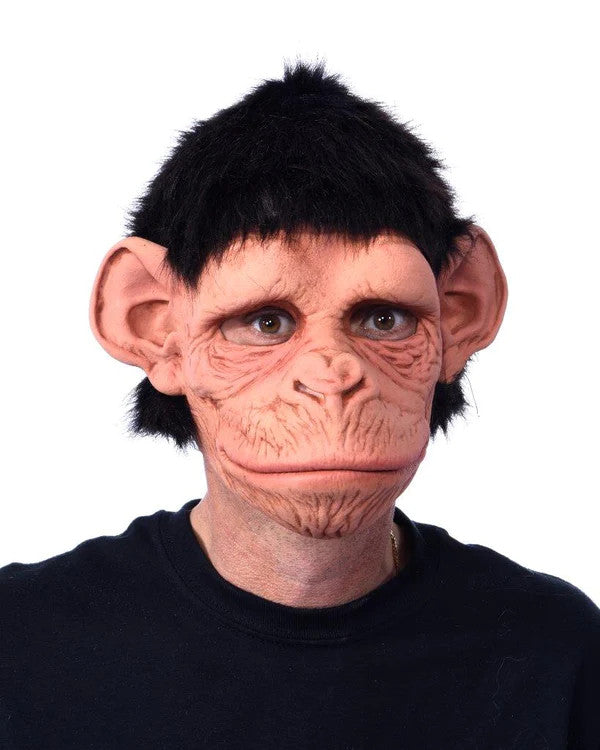 Monkey-Monkey Mask- front view, mouth closed