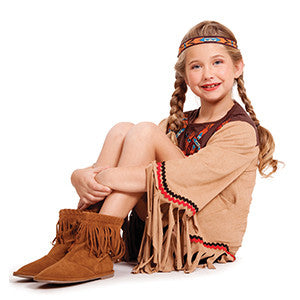 Kids' Meeko Moccasin Boots- worn by model