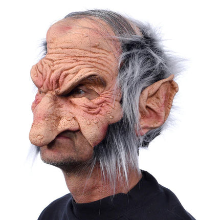 Goblin Old Man Mask- left angled view