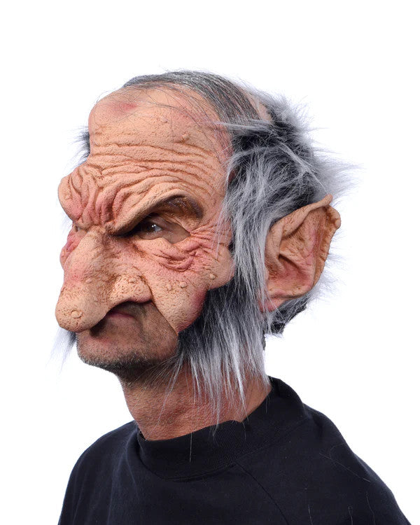 Goblin Old Man Mask- left angled view