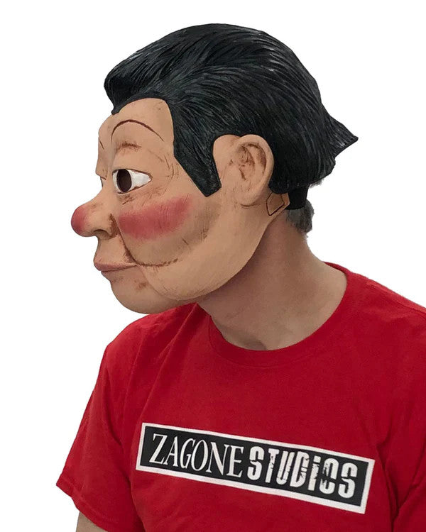 Big Dummy Ventriloquist Doll Mask- side view