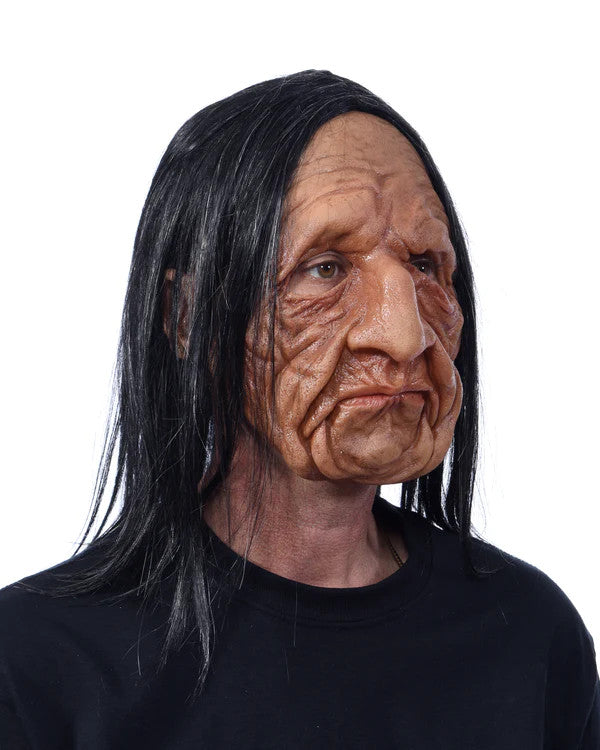 Roadie Old Man Hippie Mask- right side view