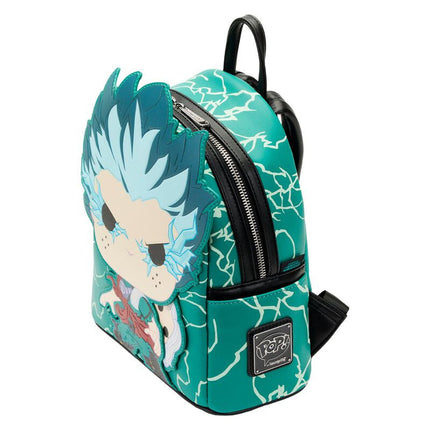 POP! My Hero Academia Deku Infinity Glow In The Dark Cosplay Mini Backpack- top angled view