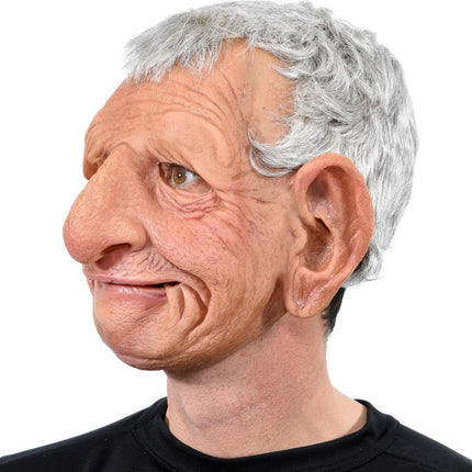 Papa Old Man Mask- left side view