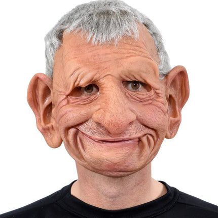 Papa Old Man Mask- mouth closed