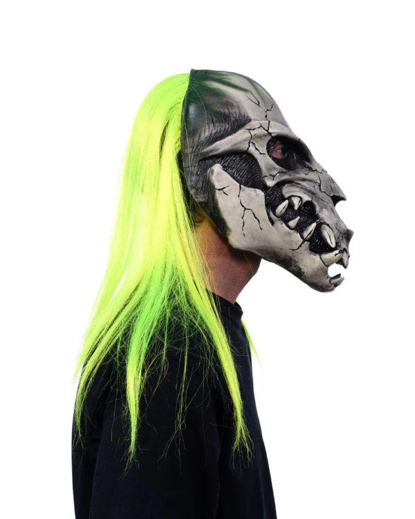 Bone Snapper UV Skull Mask- side view
