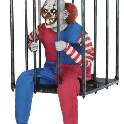 Animated Caged Clown Walk Around
