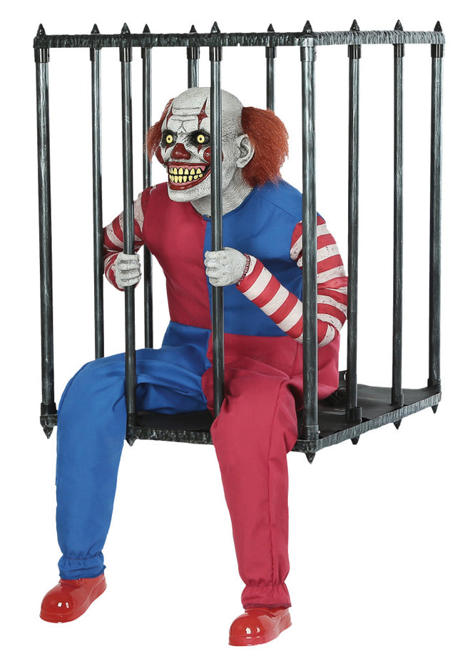 Animated Caged Clown Walk Around