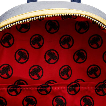 Marvel Thor Love & Thunder Glow In The Dark Cosplay Mini Backpack-  inside lining print
