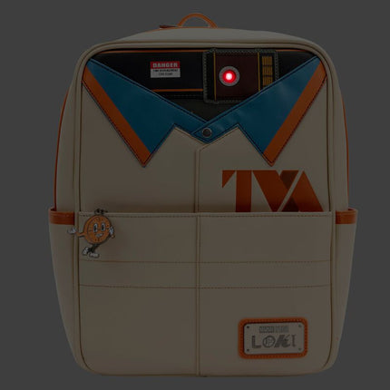 Marvel Loki Variant TVA Mini Backpack- light up front view