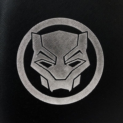 Marvel Black Panther Wakanda Forever Figural Mini Backpack- up close back view