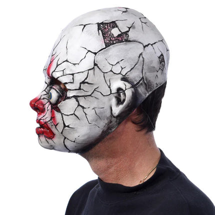 Cracked Clown Mask- side view
