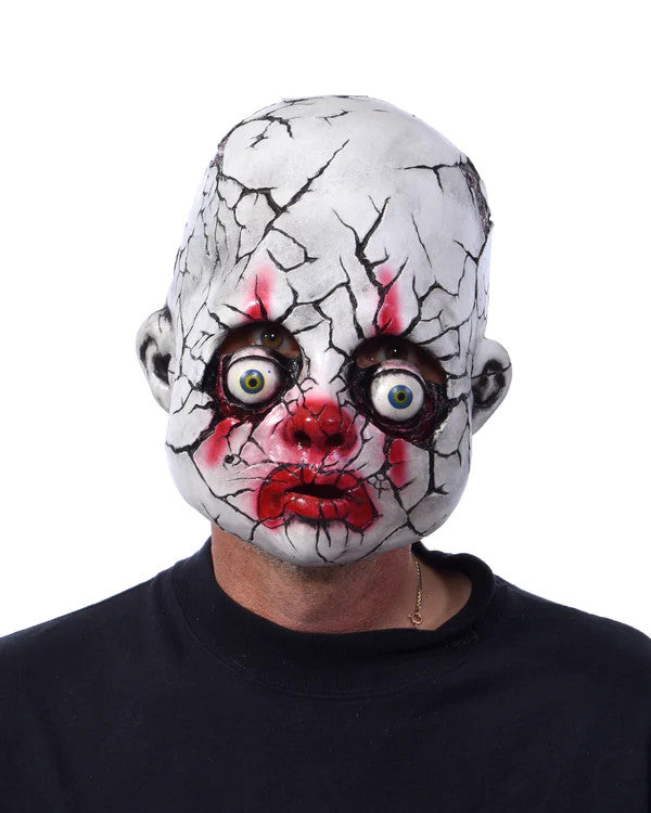 Cracked Clown Mask- front view
