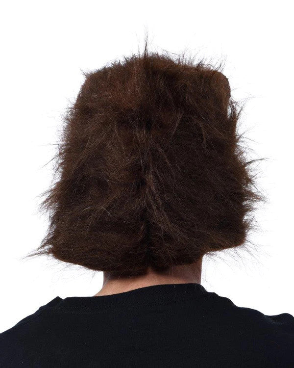 Brown Bear Mask- back view