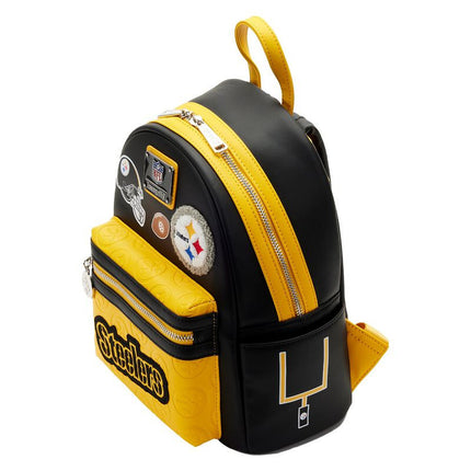 NFL Pittsburg Steelers Patches Mini Backpack- side view
