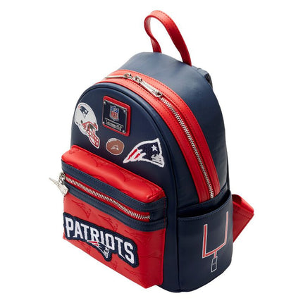 NFL New England Patriots Patches Mini Backpack- side view
