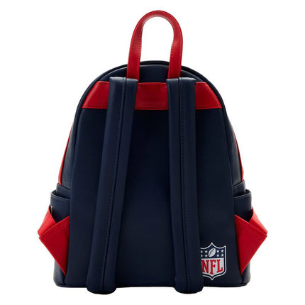 NFL New England Patriots Patches Mini Backpack- back view