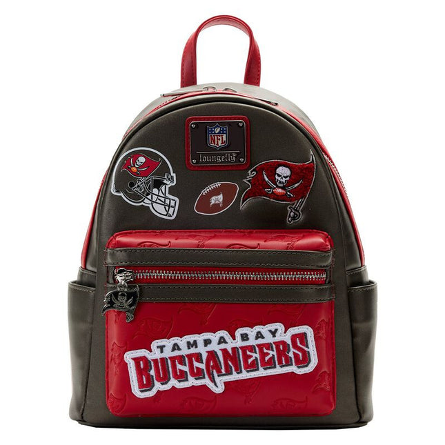 NFL Tampa Bay Buccaneers Patches Mini Backpack- front view