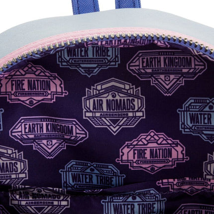Legend Of Korra Mini Backpack- inside lining print