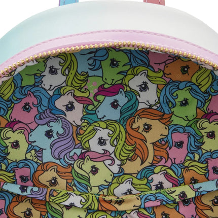My Little Pony Castle Mini Backpack- inside lining print