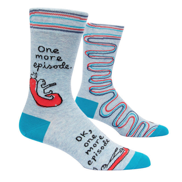 One More Episode Men's Socks- side view