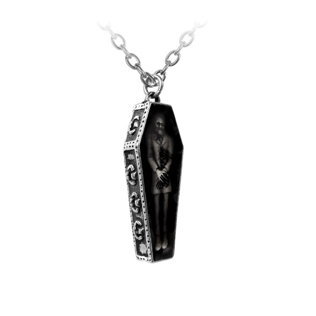 Nosferatu's Rest Pendant- close up angled view