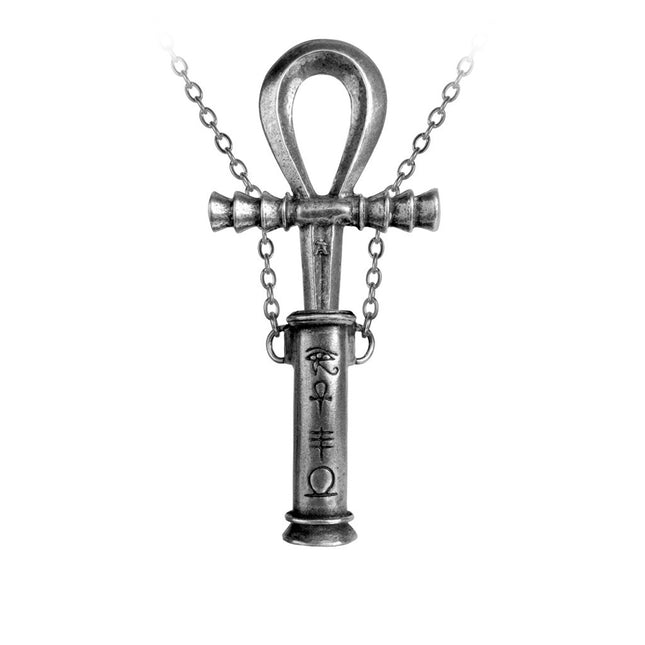 Ankh of the Dead Necklace- dagger half out