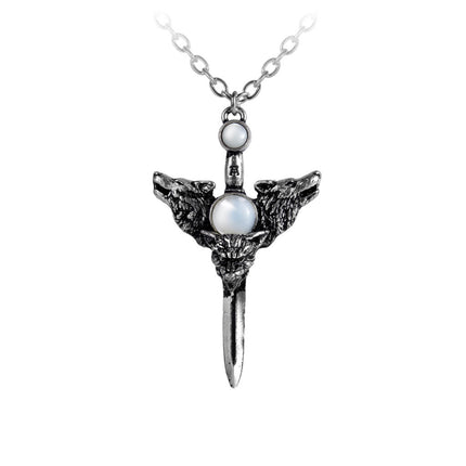 Wolverine Moon Pendant- close up
