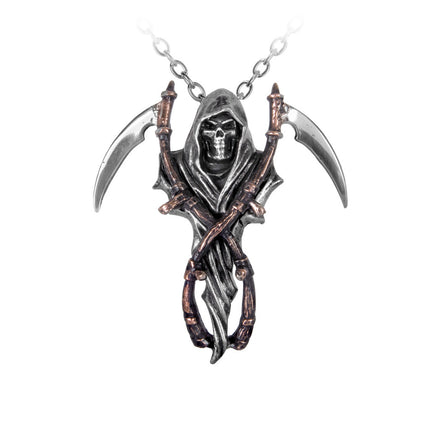 The Reapers Arms Pendant- up close