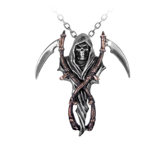 The Reapers Arms Pendant- up close