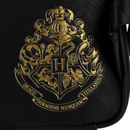 Harry Potter Trilogy Triple Pocket Mini Backpack- up close back view