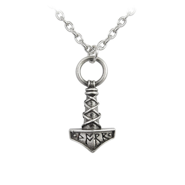 Thor's Hammer Amulet Pendant- close up